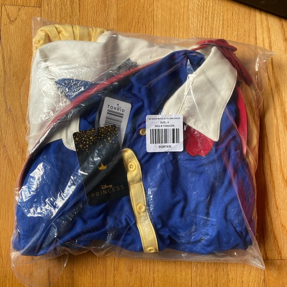 Blue and Yellow Women's Dress - Picture 5 of 5